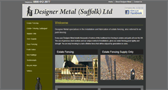 Desktop Screenshot of designermetal.co.uk