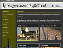 Tablet Screenshot of designermetal.co.uk
